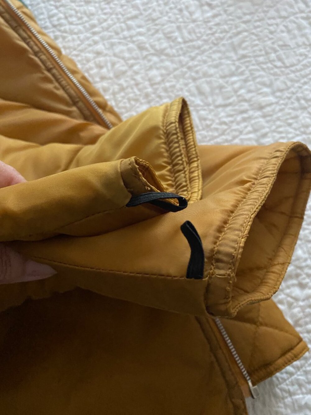 Vintage Members Only Racer Jacket Zip-In Quilted Liner Insert - Size: Men’s L - Picture 11 of 12